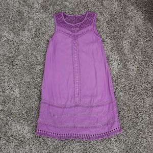 Girls GB purple shift dress